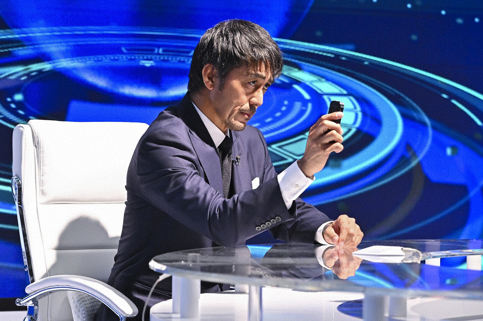 阿部寛「キャスター」第1話（C）TBS