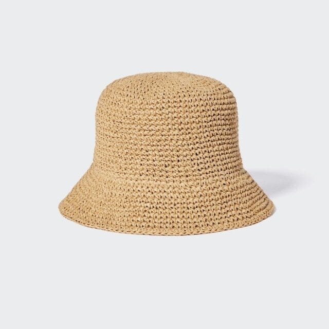 ユニクロ　夏　小物　グッズ　クロシェハット