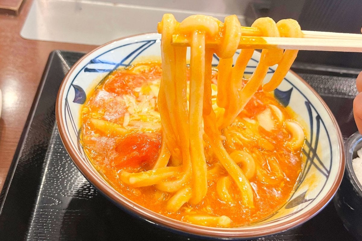 トマたまカレーうどん