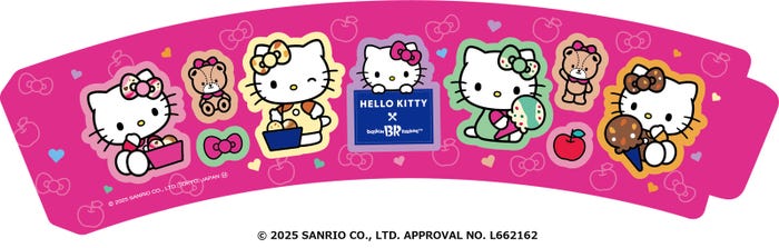 スリーブがシールに(C)2025 SANRIO CO., LTD. APPROVAL NO. L662162