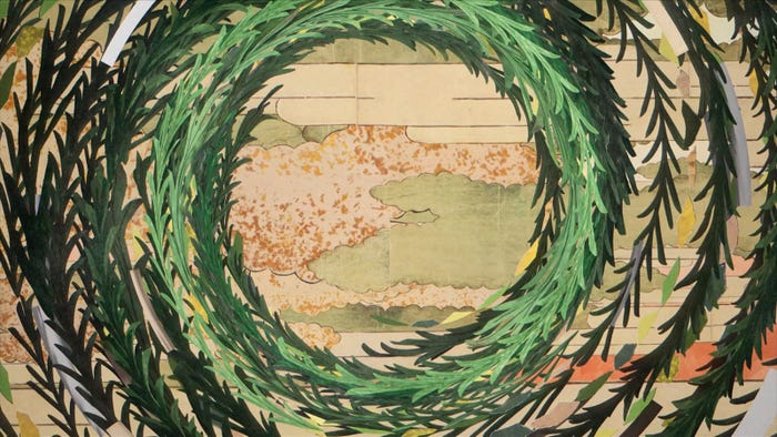 「べらぼう~蔦重栄華乃夢噺~」タイトルバック(C)NHK