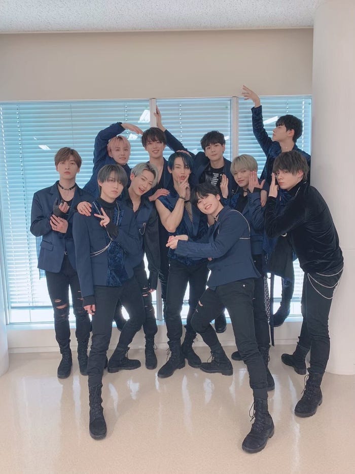 デビューシングル「PROTOSTAR」リリース当初のJO1(提供写真)