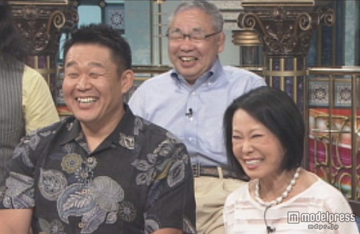 花田虎上&藤田紀子の親子(C)日本テレビ