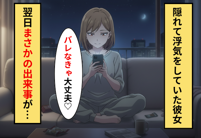 「バレなきゃ大丈夫」と浮気する彼女！だが「全部計画通りだ」彼の手の上で踊らされていた話