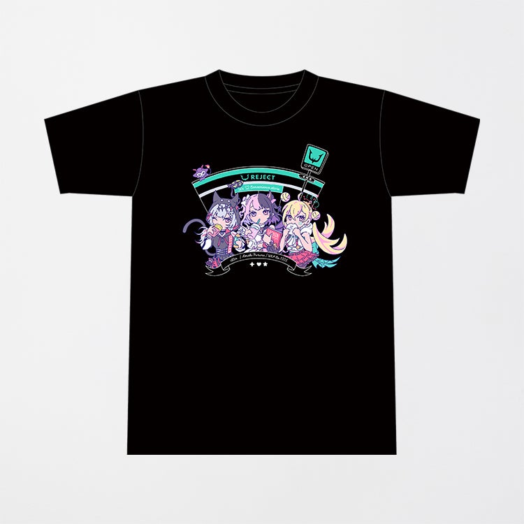 REJECT X ファミリーマート Tシャツ（Black）（税込7,500円）（提供写真）