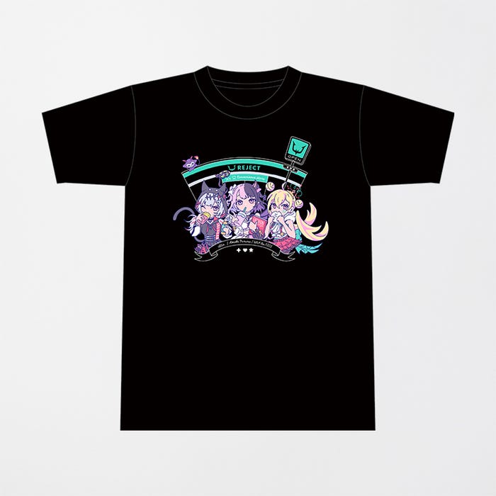 REJECT X ファミリーマート Tシャツ(Black)(税込7,500円)(提供写真)