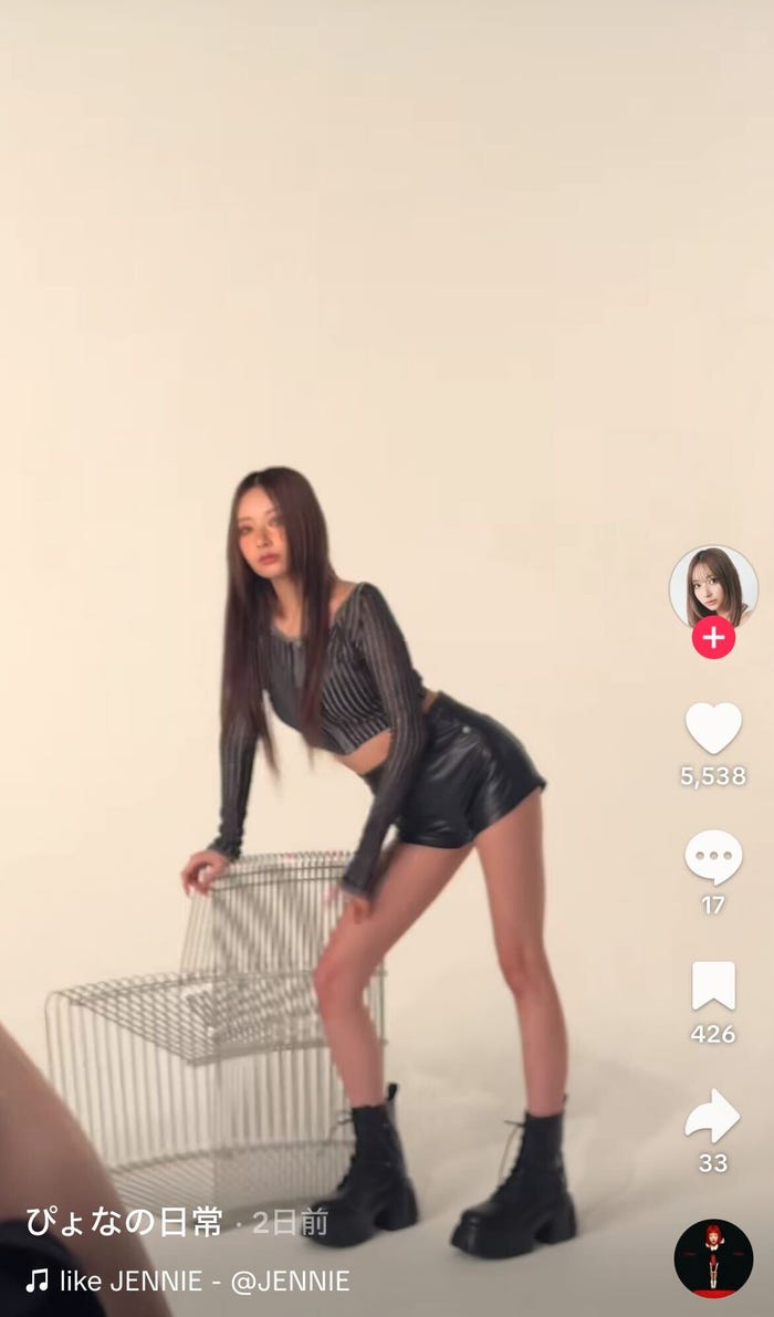PyunA.(ぴょな)マネージャーTikTokより