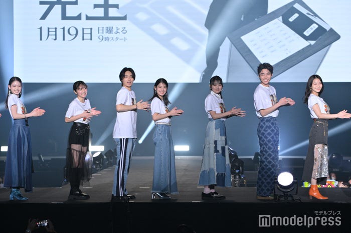 高石あかり、吉柳咲良、奥平大兼、蒔田彩珠、上坂樹里、八村倫太郎、永瀬莉子(C)モデルプレス