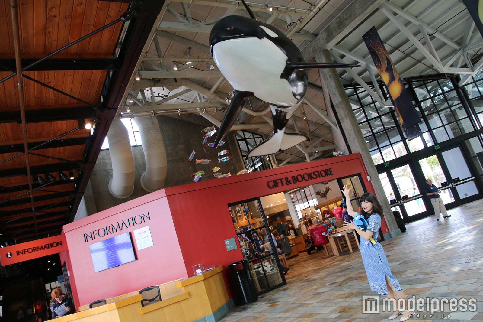 「モントレーベイ水族館」モデル：Amy（C）モデルプレス