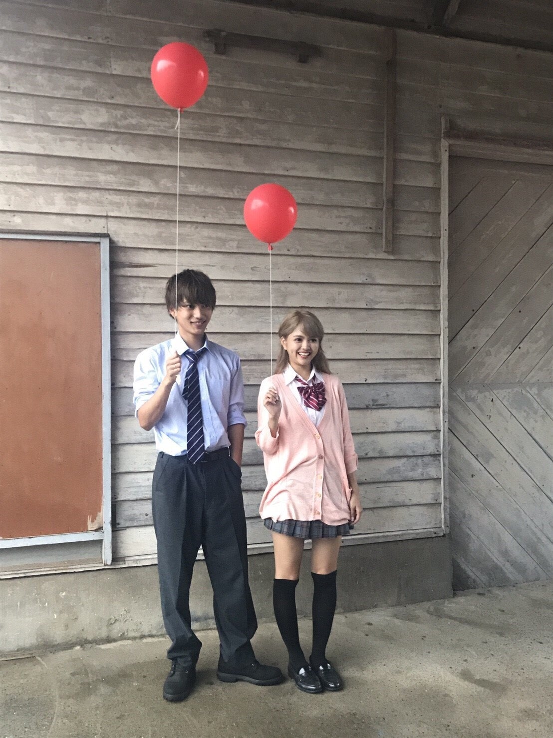 なちょす＆那須泰斗／メイキングカット（提供写真）