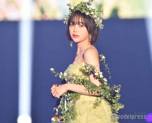 なえなの、美谷間チラ見せドレス姿 誕生日当日に静岡凱旋<TGC しずおか>