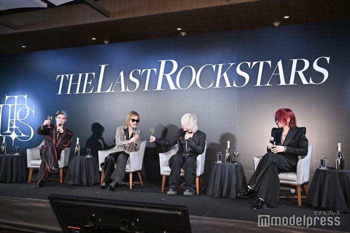 THE LAST ROCKSTARS(左から)MIYAVI、YOSHIKI、HYDE、SUGIZO(C)モデルプレス