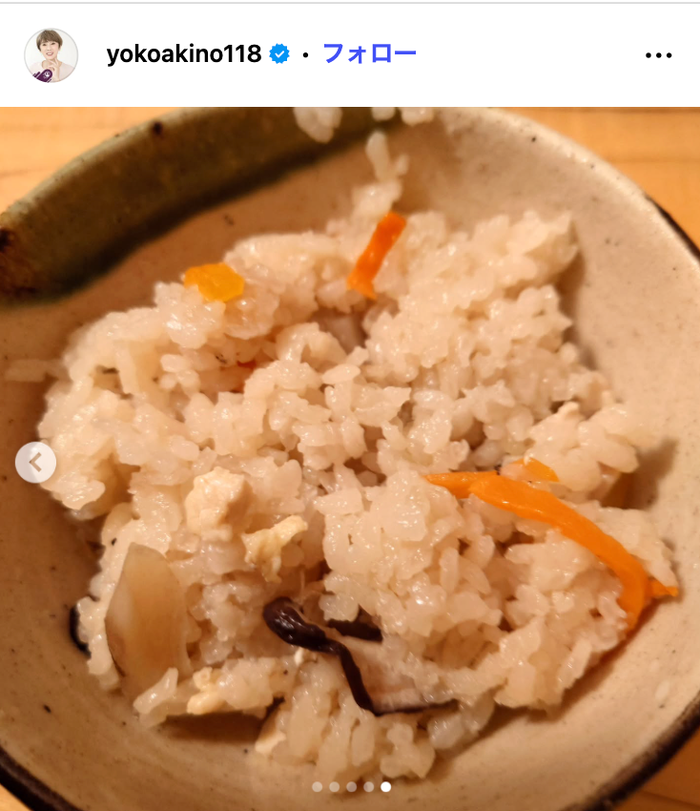 秋野暢子Instagramより