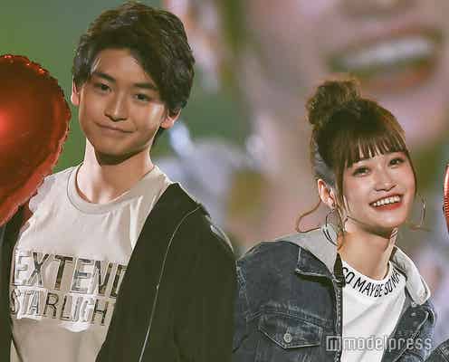 「オオカミくん」“日本一のイケメン高校生”高橋文哉&「Popteen」生見愛瑠、腕組みでキス!?胸キュンステージに黄色い声<神コレ2019S/S>