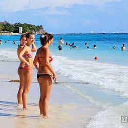 女子にも人気上昇中のリビエラ・マヤのビーチ