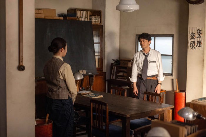 今田美桜、津田健次郎「あんぱん」第78話(C)NHK