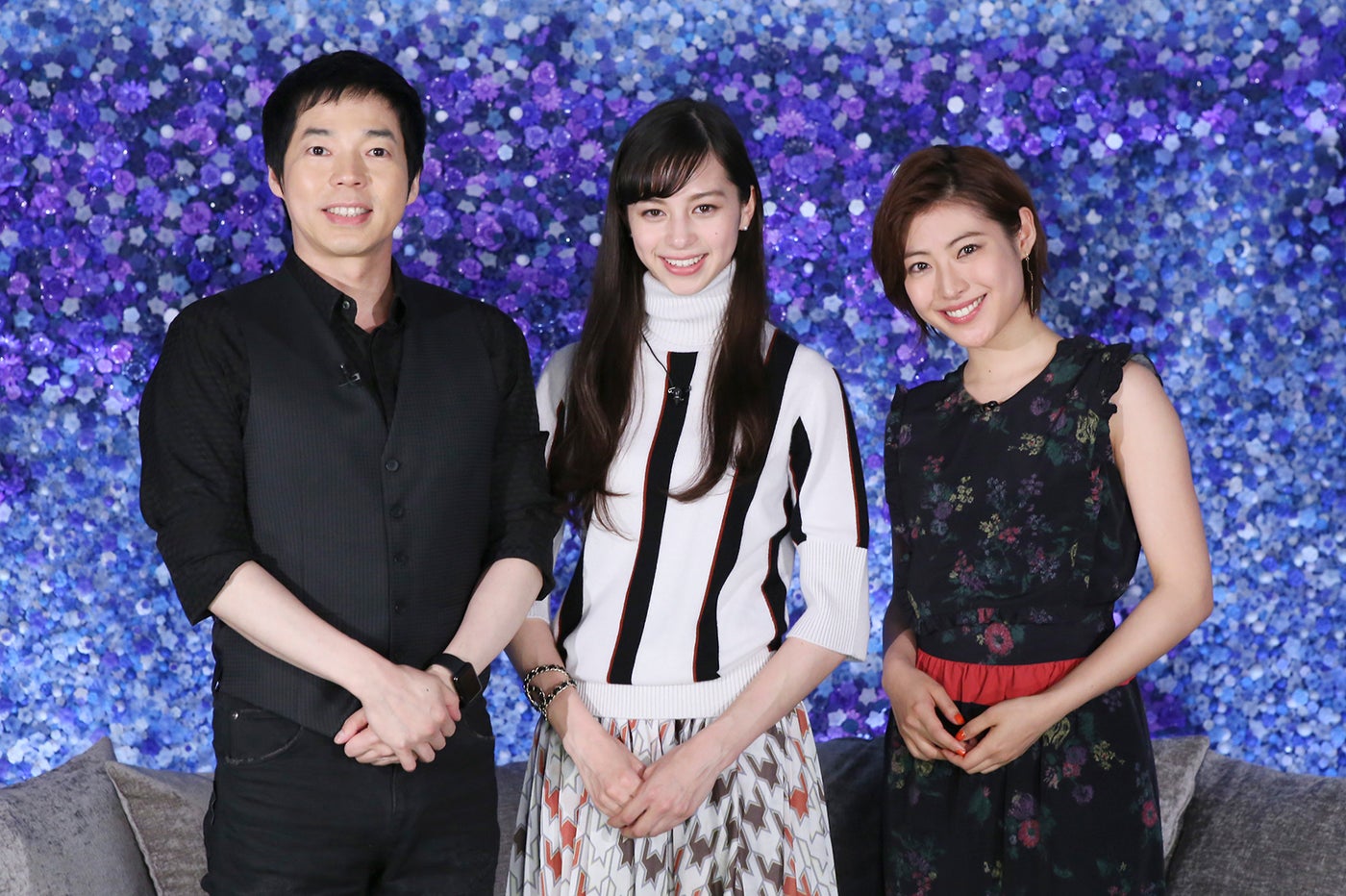 （左から）今田耕司、中条あやみ、瀧本美織／画像提供：日本テレビ