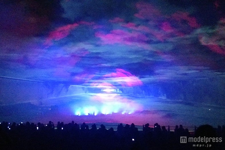 オーロラびゅ～ナイト／画像提供：長井海の手公園ソレイユの丘