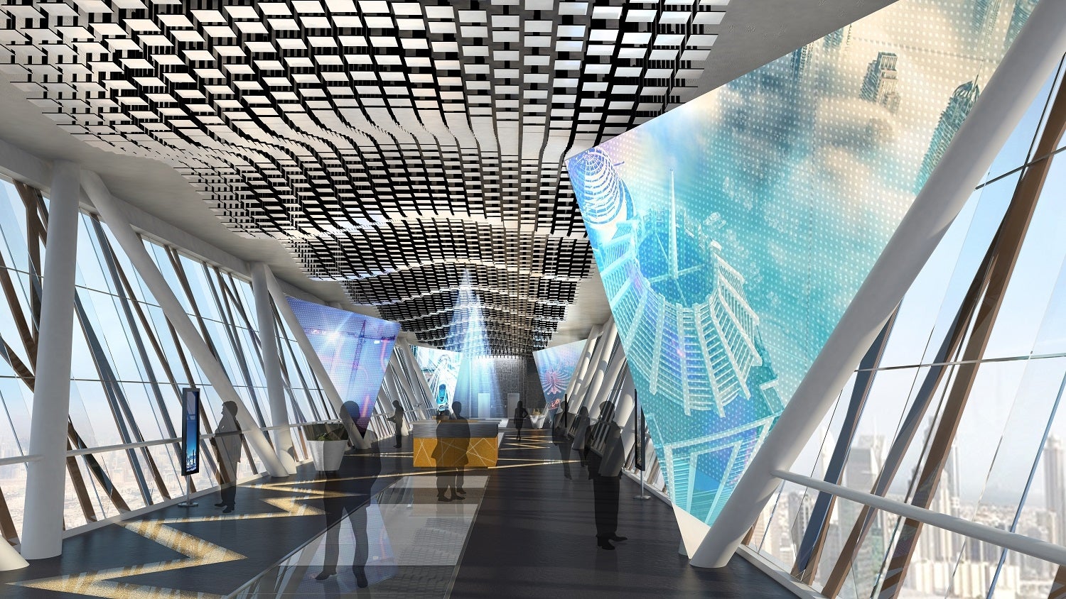 スカイデッキ／画像提供：ドバイ政府観光・商務局