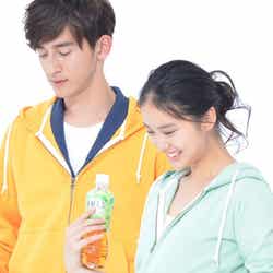 武井咲のCM撮影風景