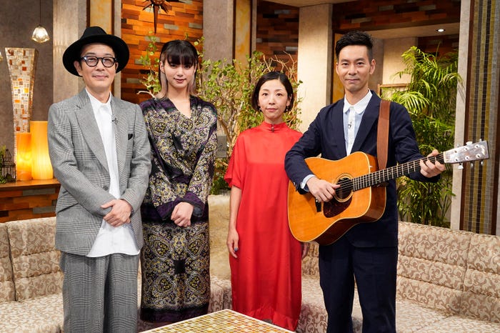 リリー・フランキー 、池田エライザ、ハンバート ハンバート (C)NHK