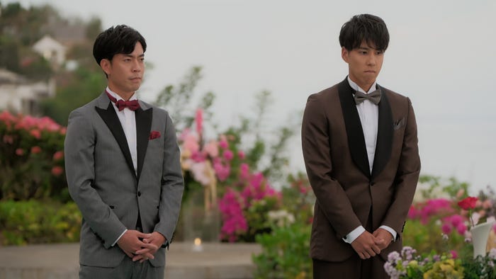 櫛田創、坂口隆志『バチェロレッテ・ジャパン』シーズン3エピソード8(C)2024 Warner Bros. International Television Production Limited. All Rights Reserved