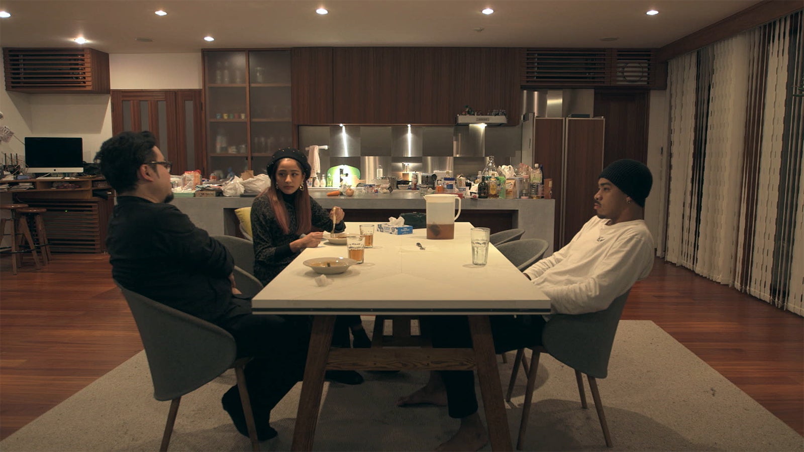 和田理生（休日課長）、まや、愛大「TERRACE HOUSE OPENING NEW DOORS」44th WEEK（C）フジテレビ／イースト・エンタテインメント