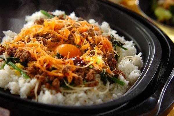 ホットプレートでビビンバ
