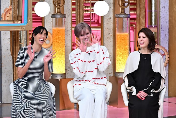 森泉、Matt、神田愛花(C)TBS
