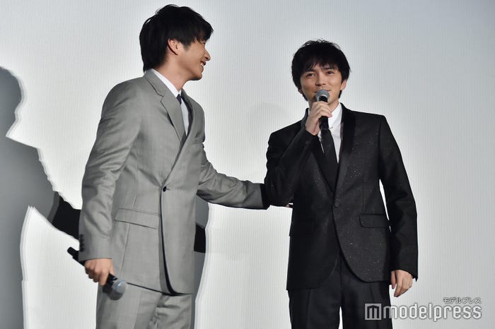 楽しげな田中圭&林遣都(C)モデルプレス