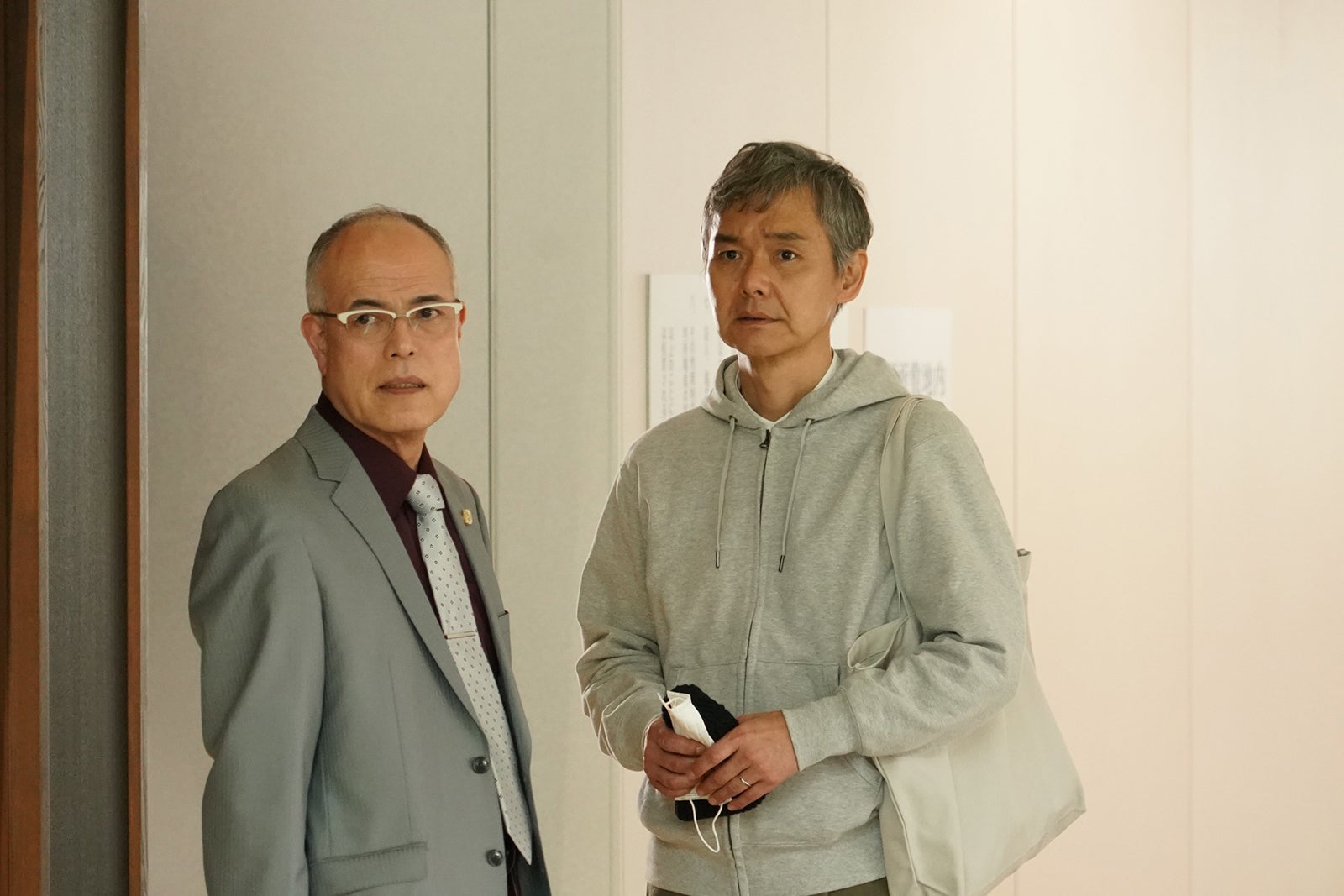 田中要次、渡部篤郎「イップス」第5話より（C）フジテレビ