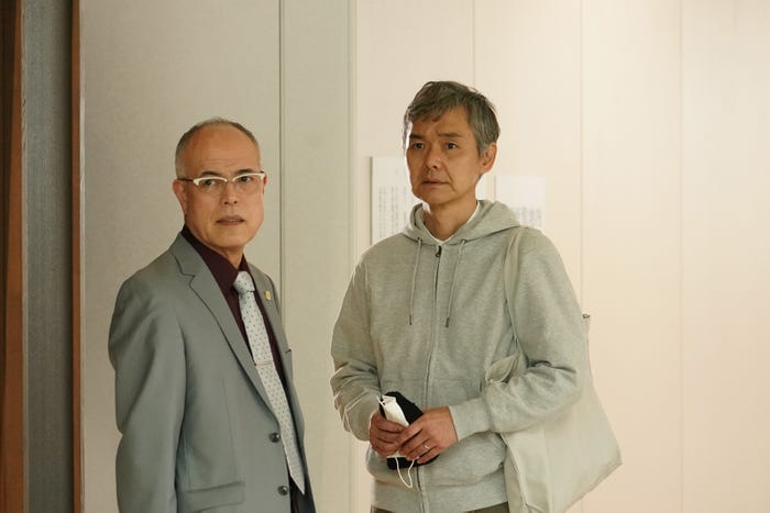 田中要次、渡部篤郎「イップス」第5話より(C)フジテレビ