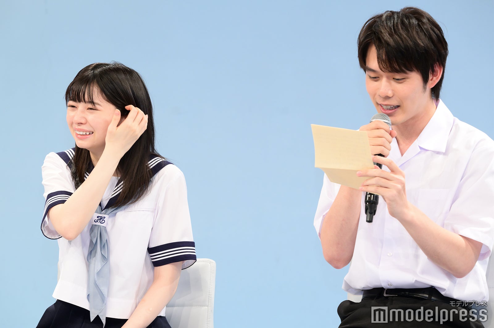 桜田ひより、細田佳央太（C）モデルプレス