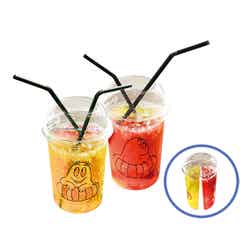 仲良しコンビドリンク B バーバズー×バーバ―ブラボー(ベリーソーダ&レモンソーダ)550円 (C)2019 Alice Taylor&Thomas Taylor ALL RIGHTS RESERVED