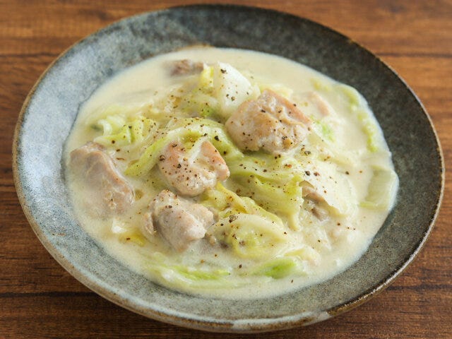 鶏と白菜のクリーム煮