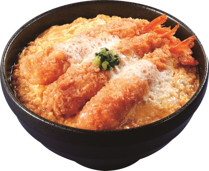 「エビフライ卵とじ丼」税込797円 /提供画像