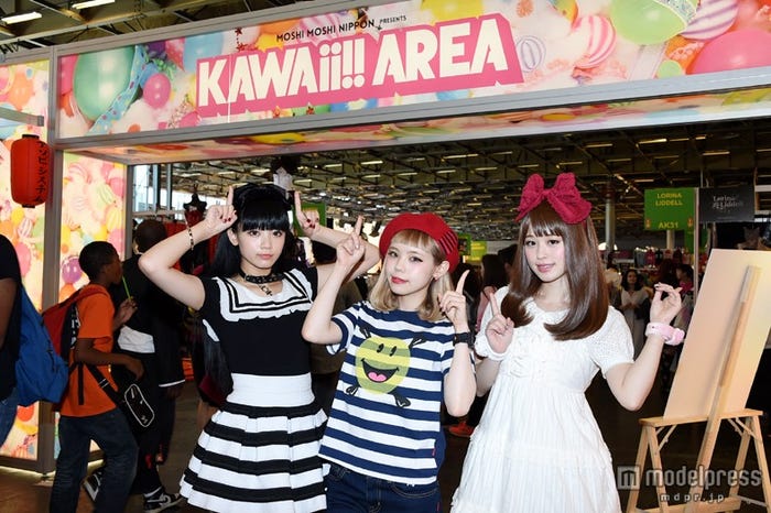 「KAWAii!!AREA」(左から)ゆら、瀬戸あゆみ、やのあんな