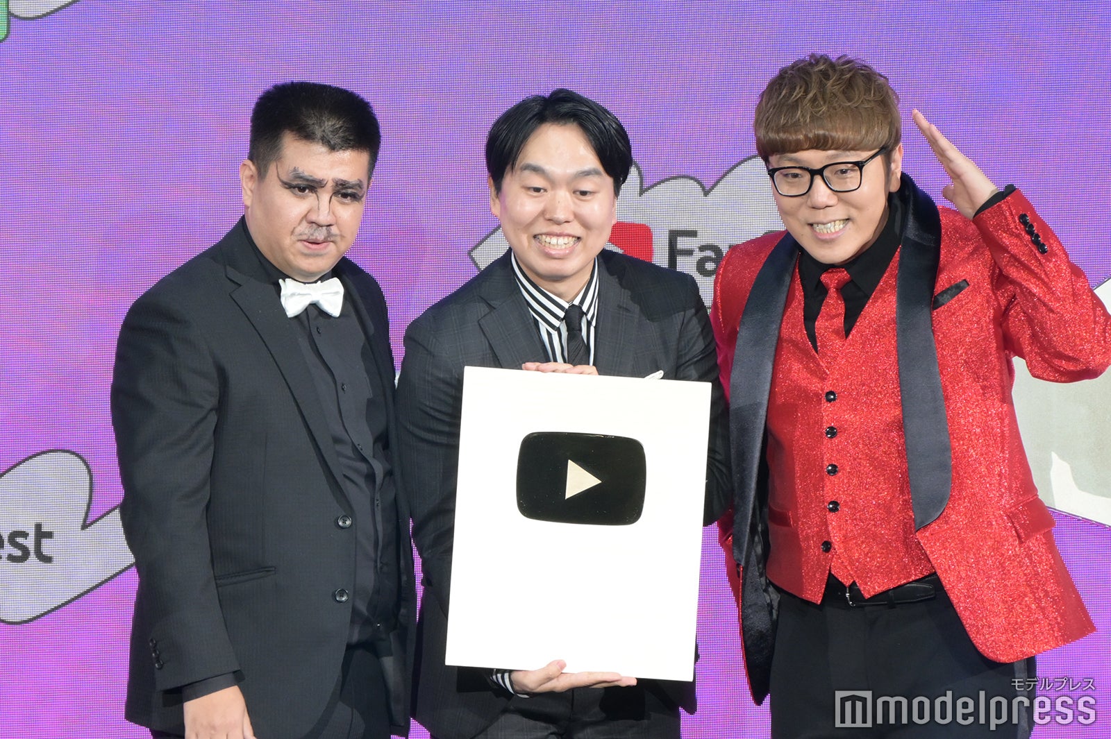 アタック西本、かみちぃ、HIKAKIN（C）モデルプレス