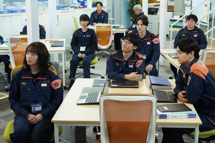 清野菜名、見上愛、前原滉、一ノ瀬颯、瀬戸康史「119エマージェンシーコール 」第6話(C)フジテレビ