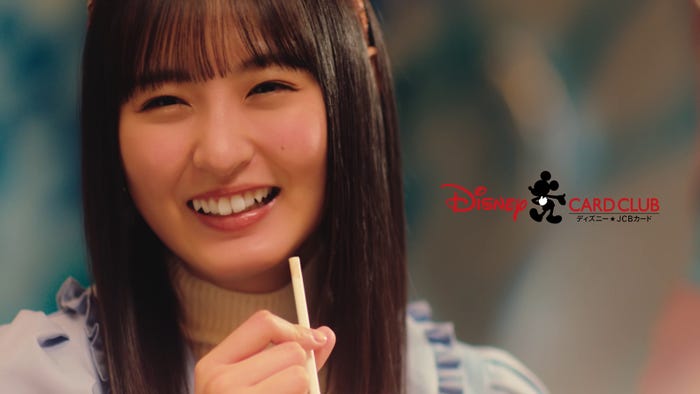 遠藤さくら/新CM「東京ディズニーシー20周年記念カード」篇より(C)Disney