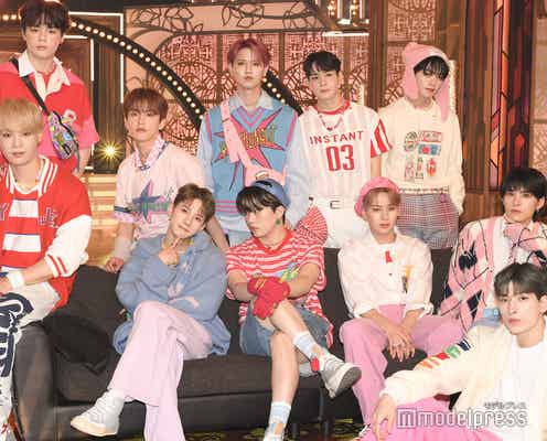 JO1川西拓実、誕生日の瞬間は“メンバー全員”で 佐藤景瑚の暴露にツッコミも<「有吉ミュージックフェス」囲み取材>