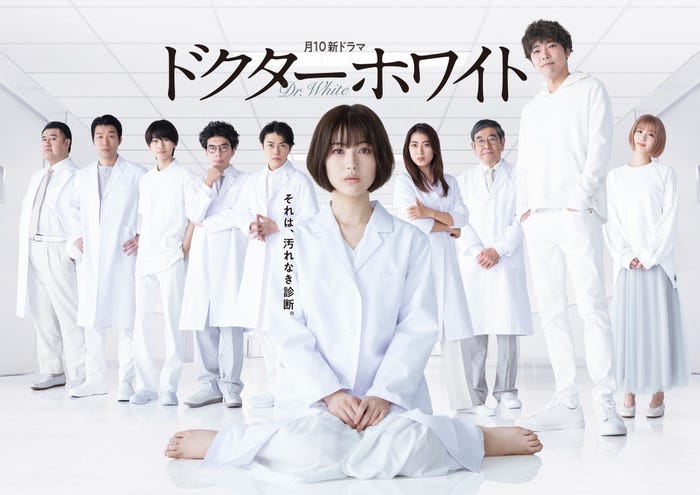 浜辺美波ら「ドクターホワイト」ポスタービジュアル(C)カンテレ