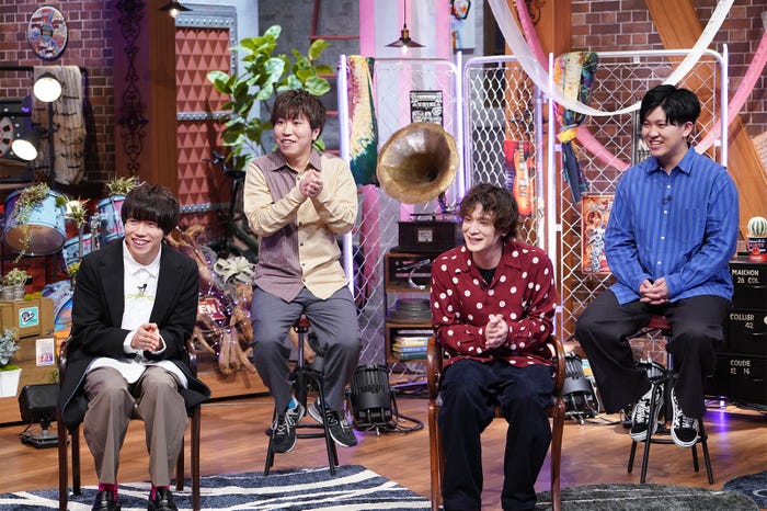 sumika/片岡健太、荒井智之、黒田隼之介、小川貴之 (C)日本テレビ