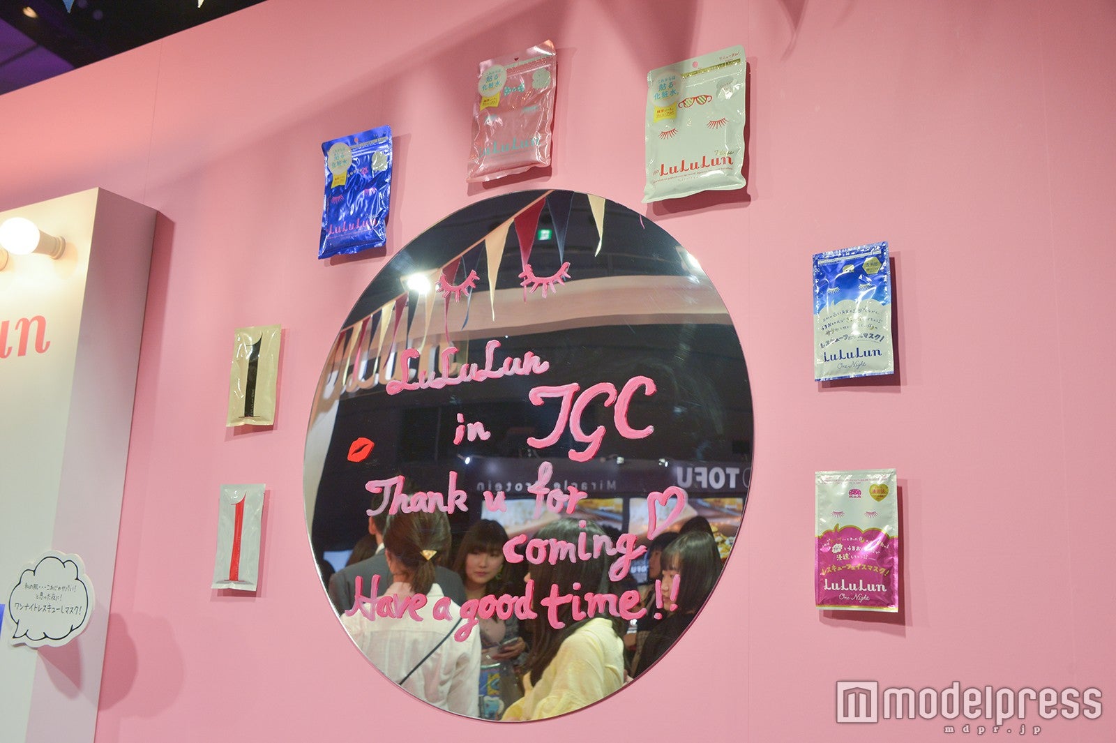 ブースの様子（C）モデルプレス