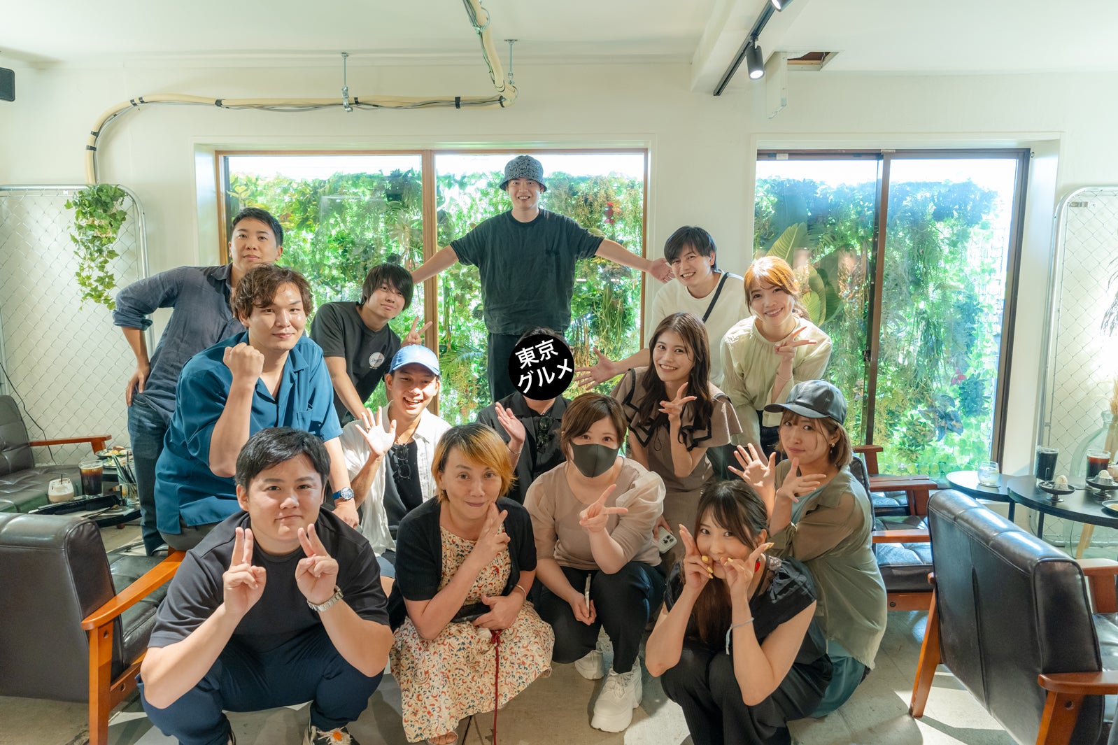 撮影会の様子（動画のキャプチャ）