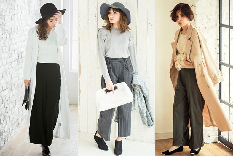 秋のマストファッション！「ワイドパンツ」で即こなれスタイルに