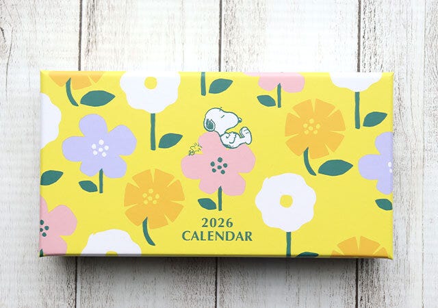 紙箱 大人のおしゃれ手帖スヌーピー日めくりカレンダー紙箱