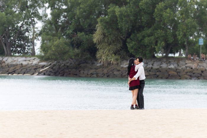 じゅり、ゆうすけ「今日、好きになりました。卒業編2025inシンガポール」(C)AbemaTV, Inc.