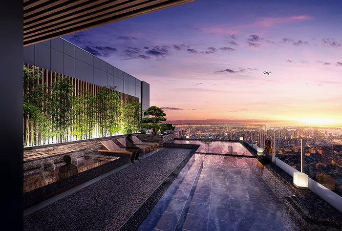 展望露天風呂／画像提供：住友不動産