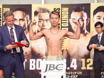 堤聖也、17日ドネア戦へ「バッチリ」「リーチの長さが10センチ違う」